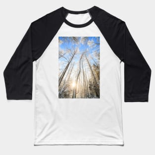Winter forest Baseball T-Shirt